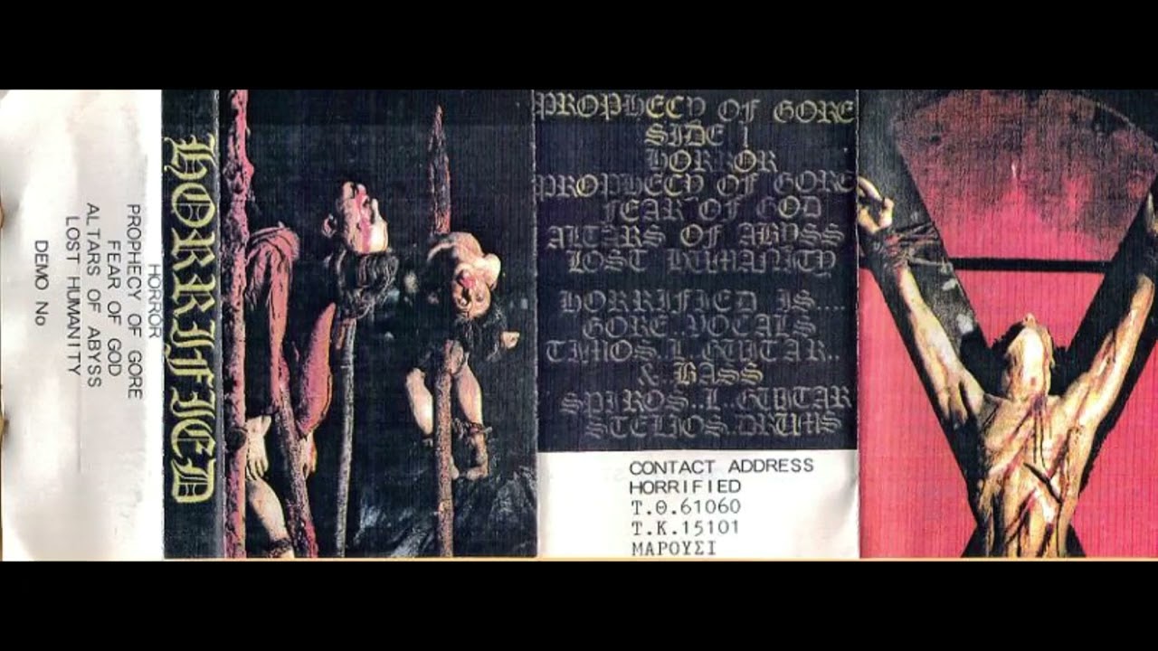 Horrified (Greece) - Prophecy Of Gore (1990) [DEMO]