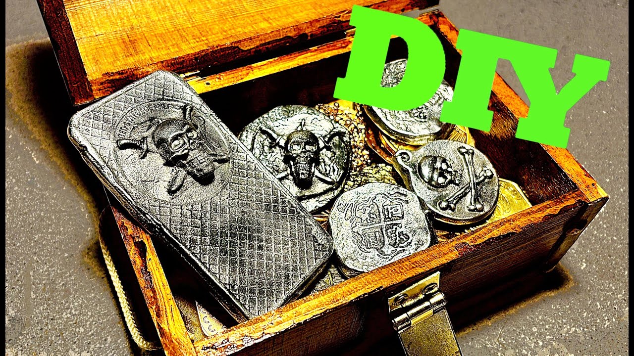 Satisfying Metal Casting | Making Pirate Treasure 