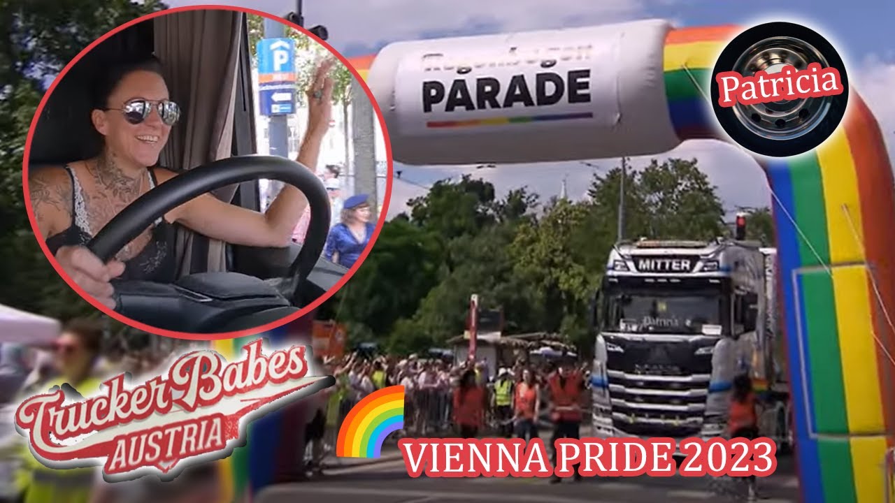 🌈 Pride 2023 in Wien - Pazi ist wieder dabei! | Trucker Babes Austria | ATV