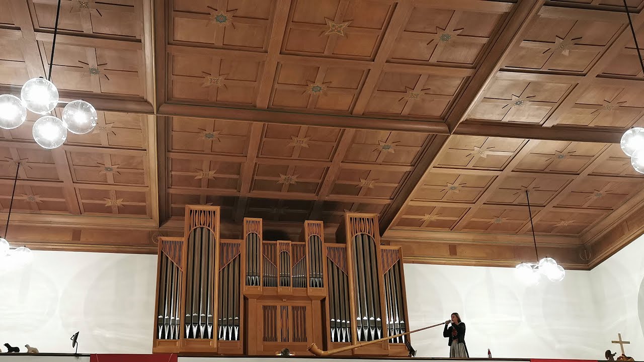 Corona-Konzertreihe 2020 mit Lisa Stoll, Alphorn u. Esther Bollinger an der Orgel