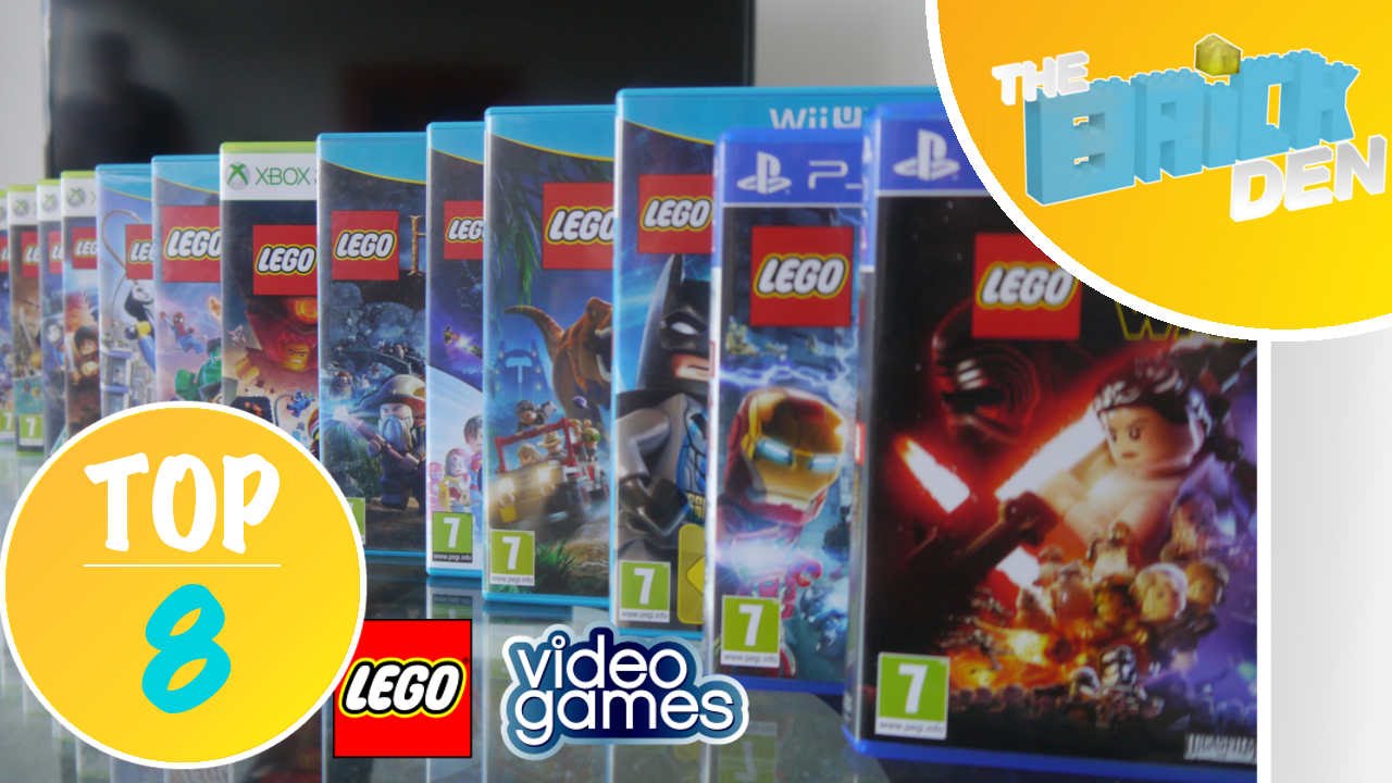 Top 8: LEGO VIDEO GAMES!