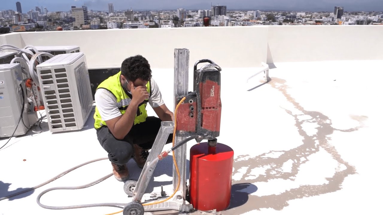 Perforación con taladro Hilti