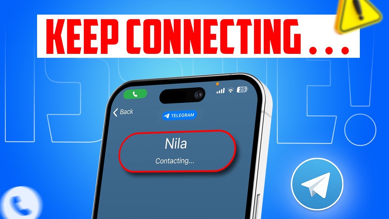 How to Fix Connecting Calls in Telegram on iPhone | Telegram Call Connecting Problem