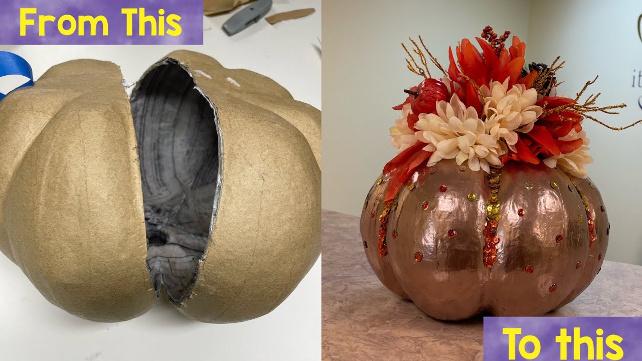 Hobby Lobby Pumpkin Recycle - DIY pumpkin decor