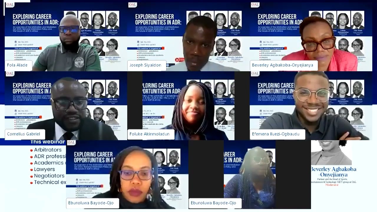 Exploring Career Opportunities in ADR - Olisa Agbakoba Legal (OAL)