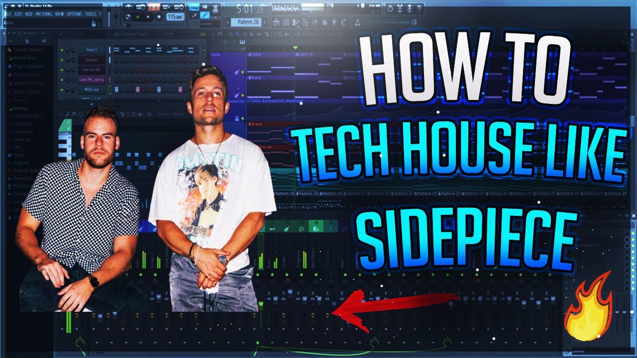 How To Full Tech House Track Like Sidepiece - FL Studio 20 Tutorial [Presets and Project]