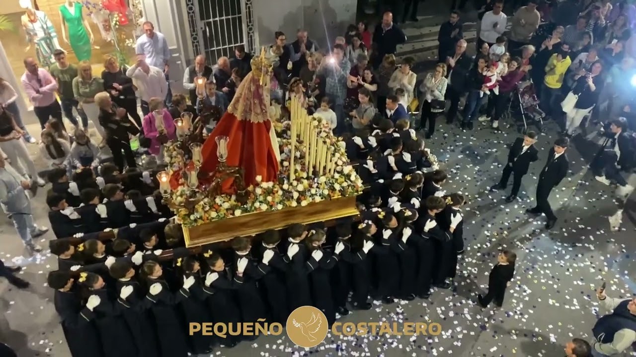 Nuestra Señora de la Paz en la procesión infantil de Hellín 2023.