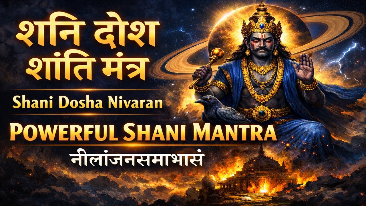 Shani Dosha Nivaran Mantra | Powerful Shani Dev Maha Mantra