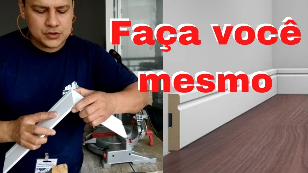 COMO COLOCAR Rodapé de MDF, Rodapé de PVC, Rodapé Santa Luzia. Como Colocar Piso Vinílico: Parte 04