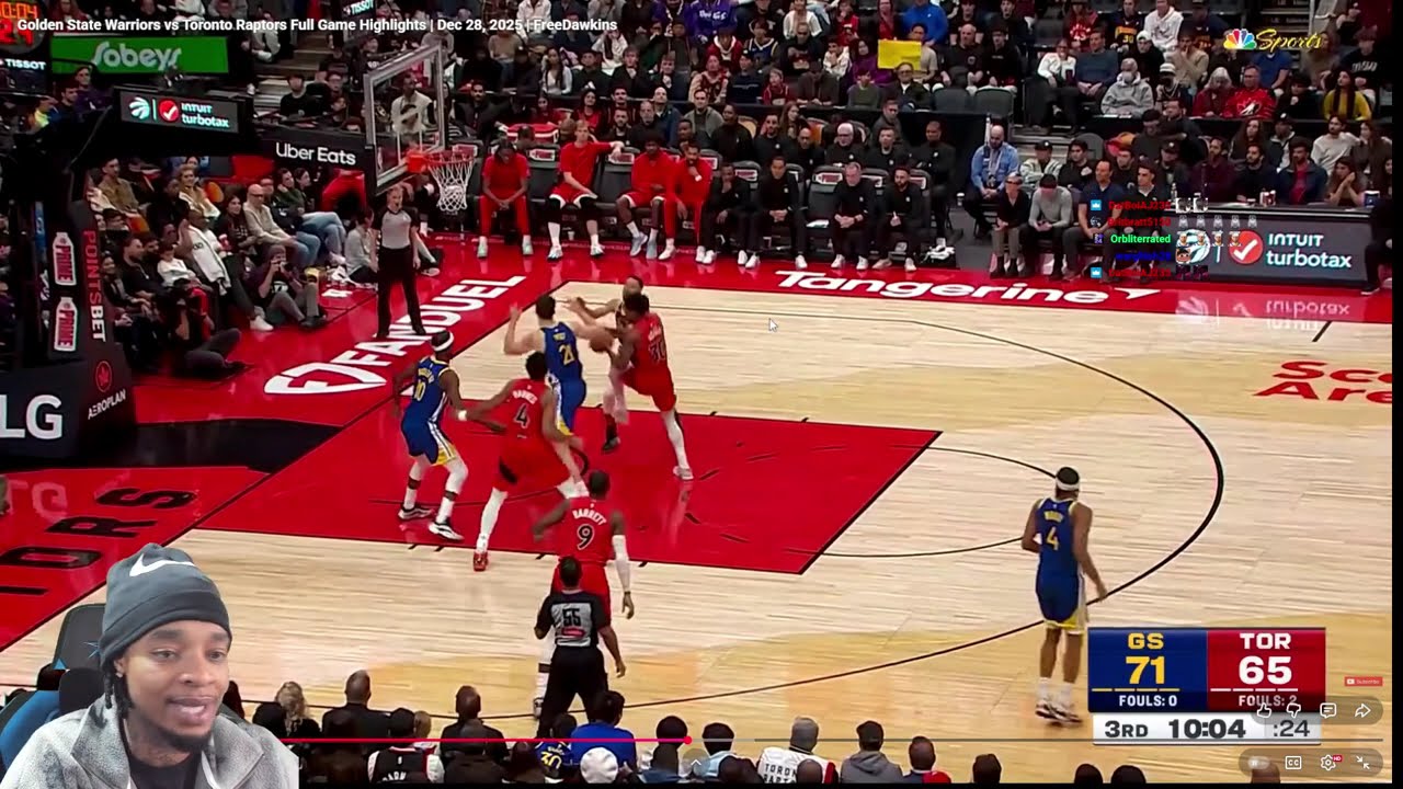 FlightReacts To WARRIORS at RAPTORS | FULL GAME HIGHLIGHTS | December 28, 2025!