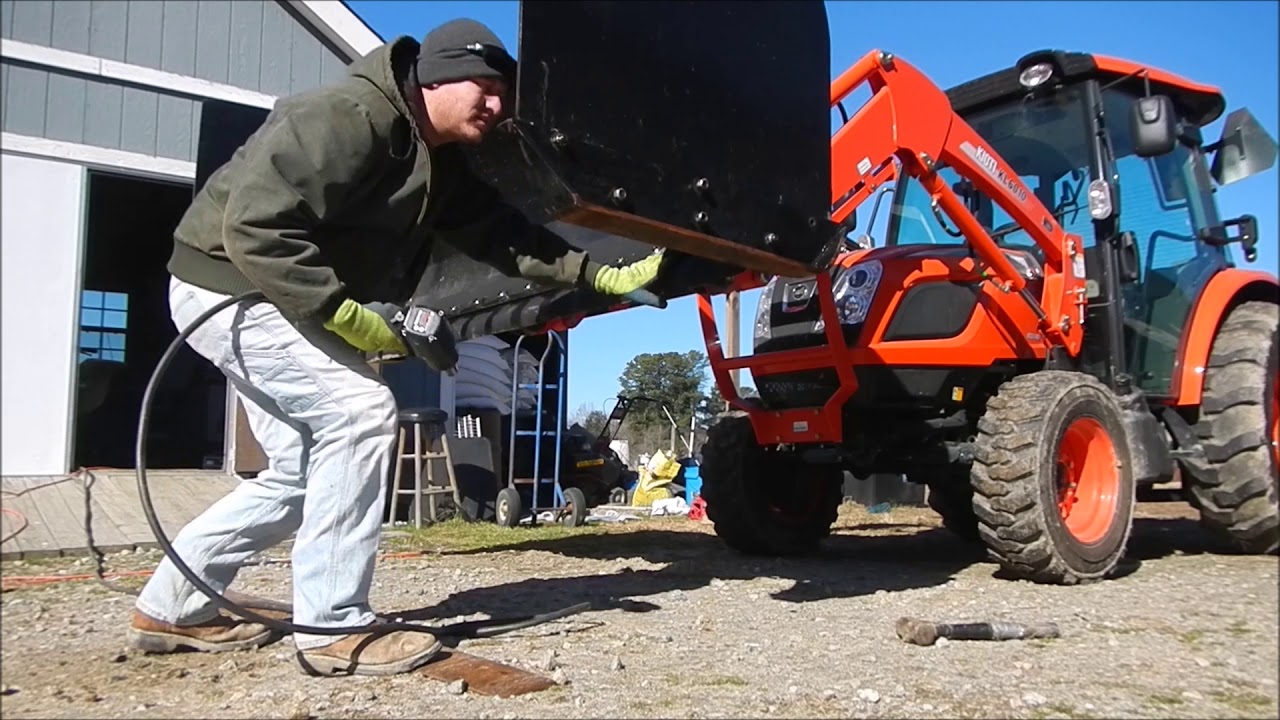 Adjusting the Snow Pusher