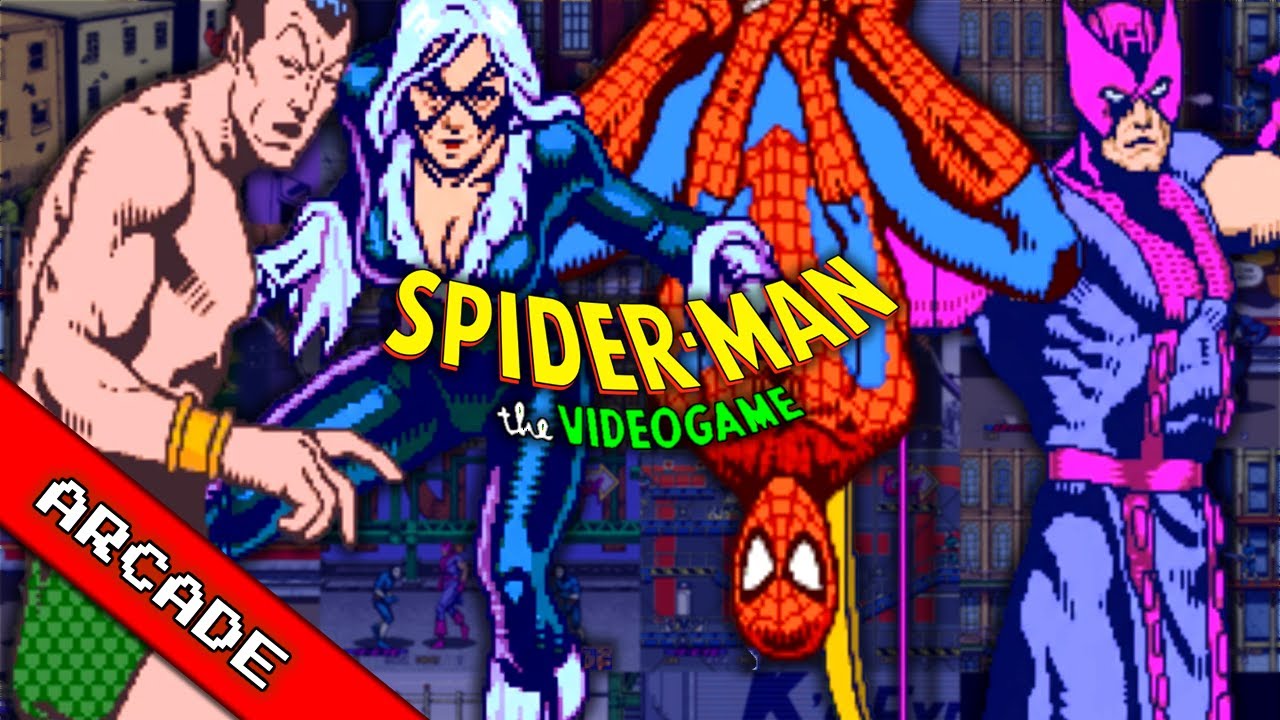Spider-Man: The Video Game (Fliperama, 1991) - Intro, demos, bios e playthrough sem stress