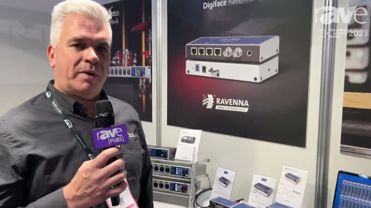 ISE 2023: RME Audio Shares Digiface Ravenna 128 Channel Audio Interface