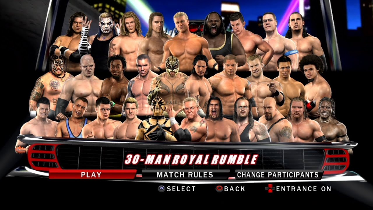 WWE SmackDown VS Raw 2010 PS3 - 30-Man Royal Rumble #1