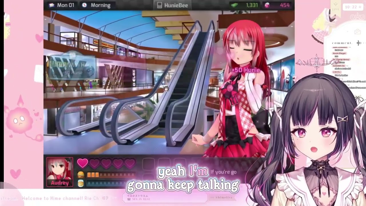 Hime is the Rizzler, and is reminded she's flat.