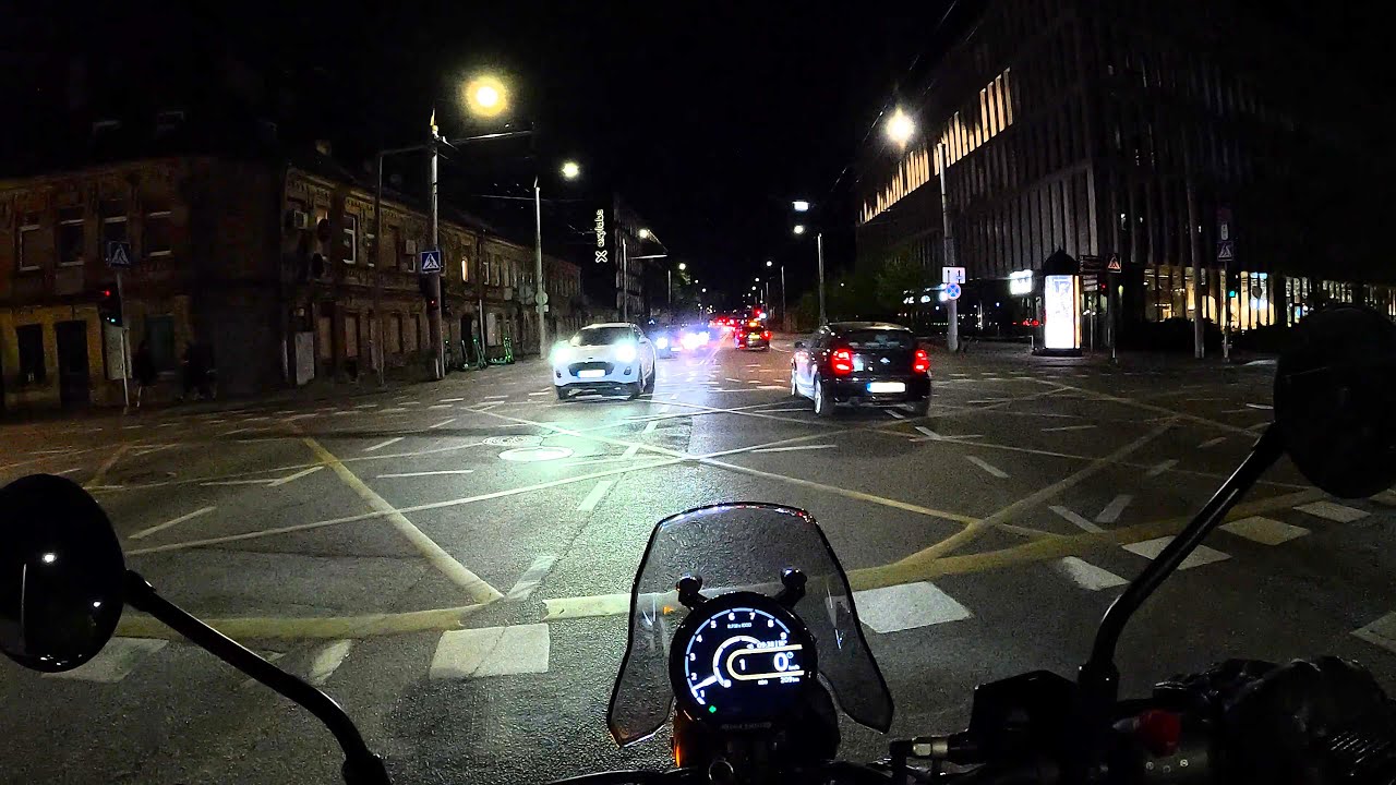 NEW 2024 Royal Enfield Himalayan 450 | Night POV Ride | 4K HDR Quality