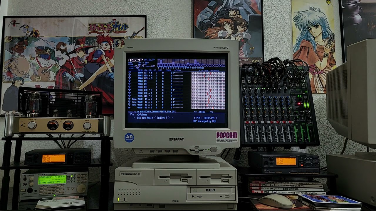 イース Ancient Ys Vanished - See You Again ~Ending 2~ (PC-9801-86 サウンドボード YM2608/OPNA~FMP by: BEM)