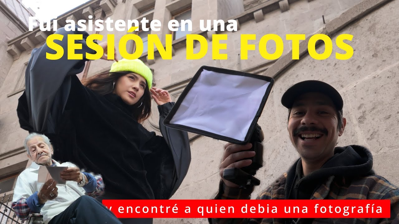 Fui asistente de fotografía y por fin encontré al señor de la foto📝l Día #29