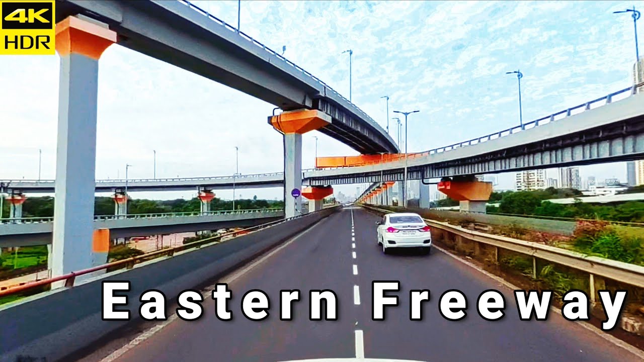 Eastern Freeway Mumbai Drive | From Suburbs to Gateway of India | 4K HDR