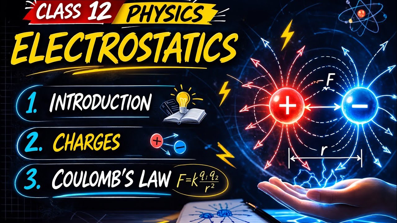 Class 12 physics Electrostatics 1 @physics_lerner_Dkartoka