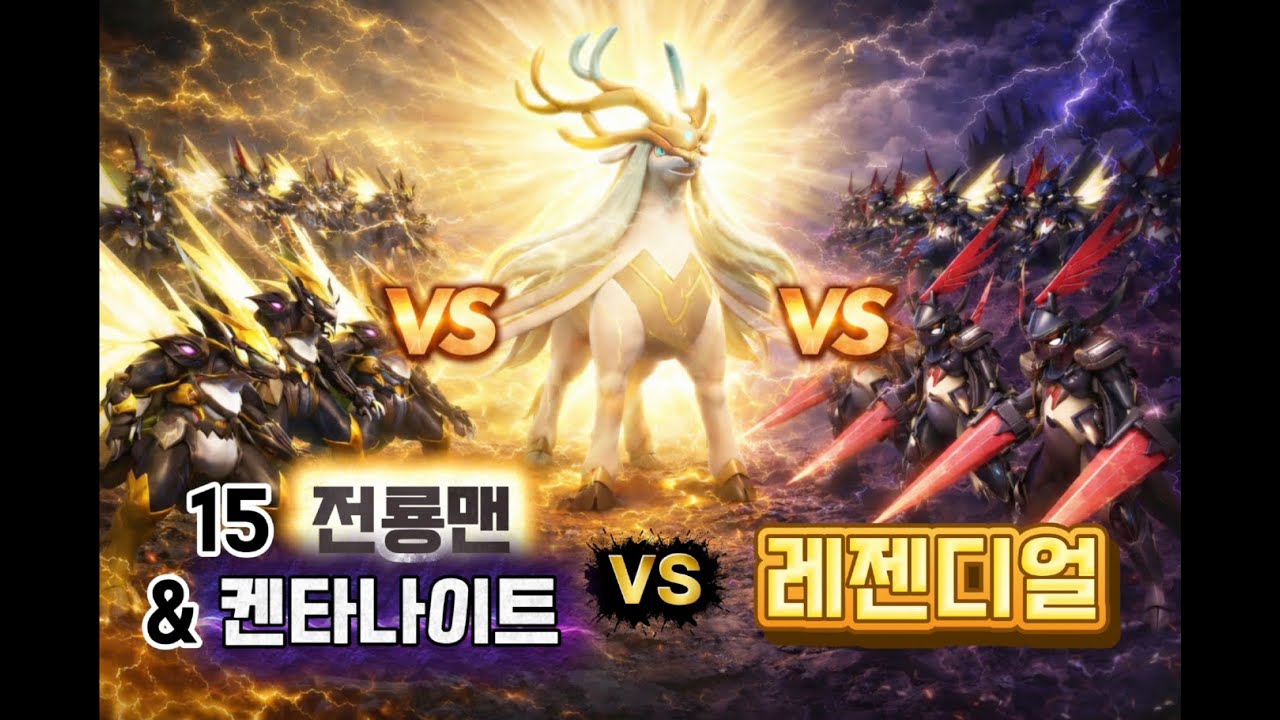 [팰월드 레이드 23, 전룡맨/켄타나이트(전귀영냉/전귀다냉)][포럼서버] 15+0/11(+1)전룡맨/켄타나이트 vs 레젠디얼 궁극