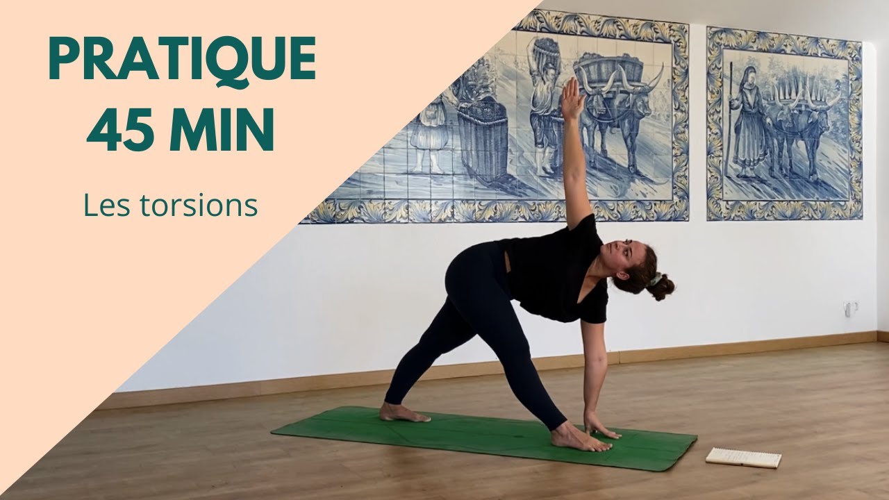 Yoga : pratique de torsions - niveau intermédiaire