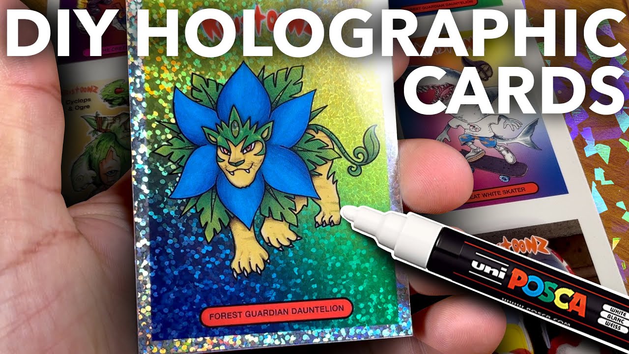 How To Make Holographic Cards At Home DIY