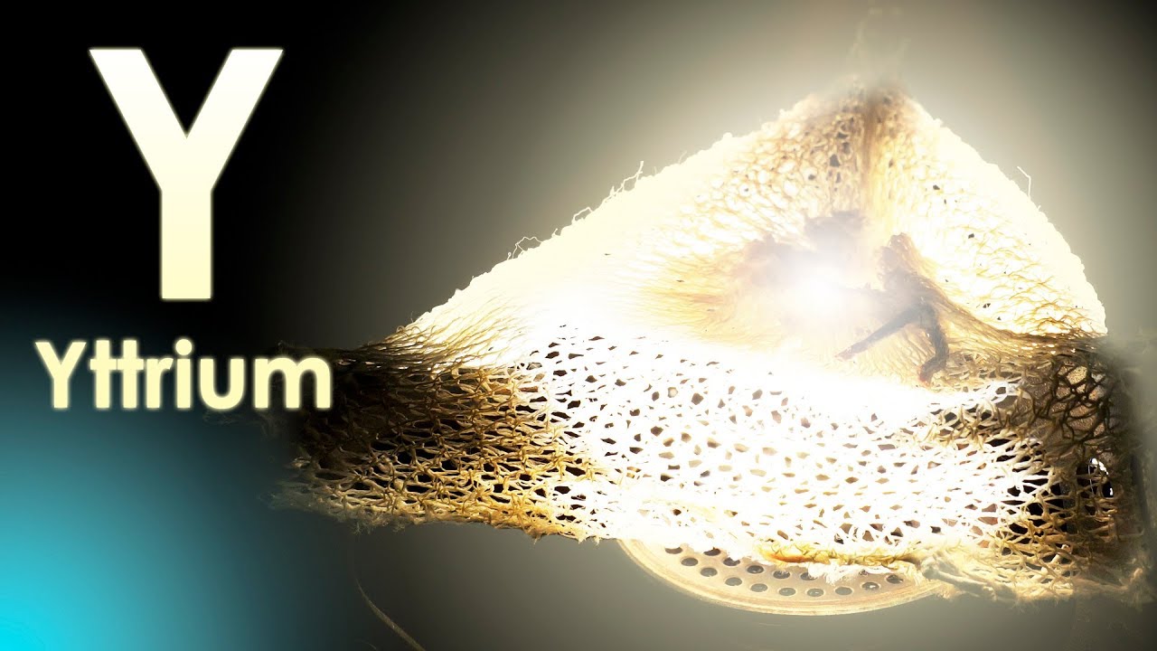 Yttrium  - THE BRIGHTEST METAL ON EARTH!