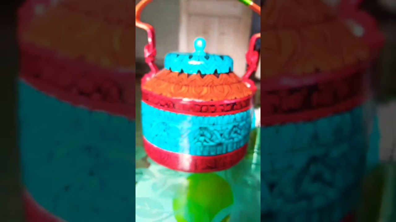 kettle art🎨🖌️....#artandcrafts #handmadecraft