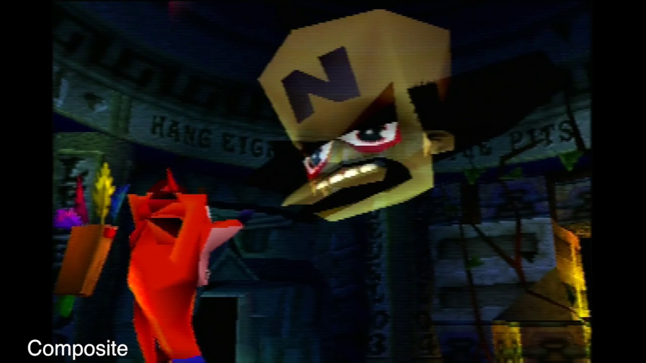 xRGB Mini Framemeister - Composite Vs SCART - Crash Bandicoot 2