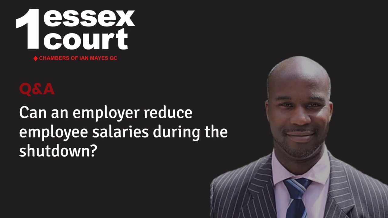 Employment Law on variation of employee contracts during the Coronavirus shutdown