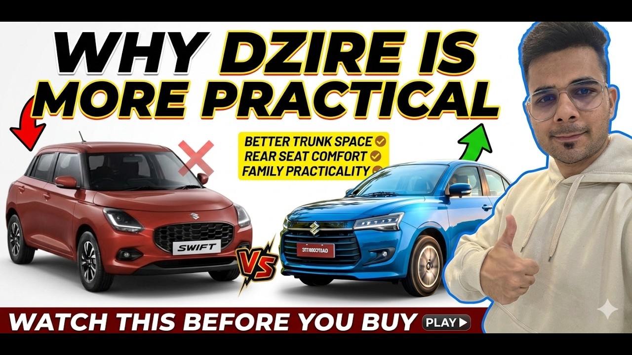 Dzire vs Swift 2026 – Why Dzire Is the Smarter Choice for Most Buyers  | Dzire 2026 New Model