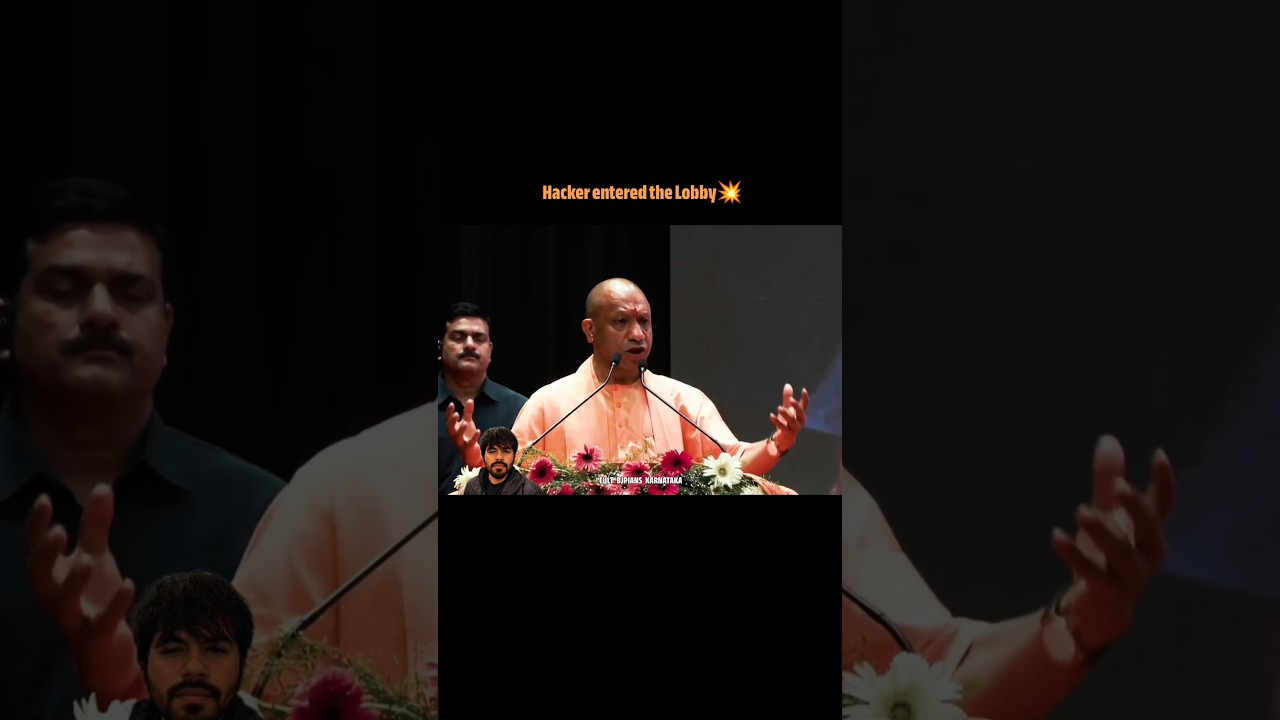 Hacker entered the Game - Yogi Adityanath warns the opposition 🔥 #shorts #yogiadityanath
