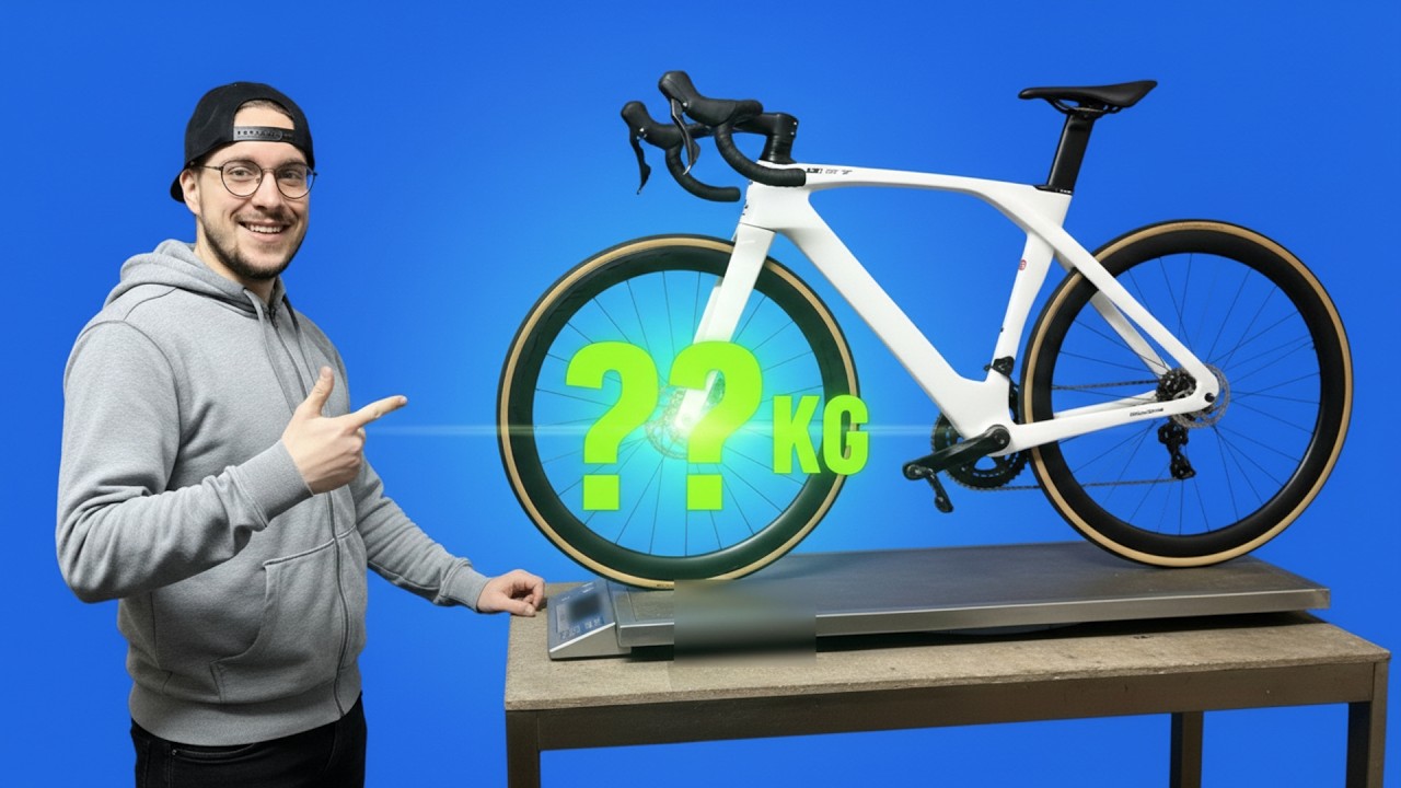 FIN&Aacute;LE - koľko v&aacute;ži budget full karb&oacute;nov&yacute; bicykel z AliExpressu ?! 🤩