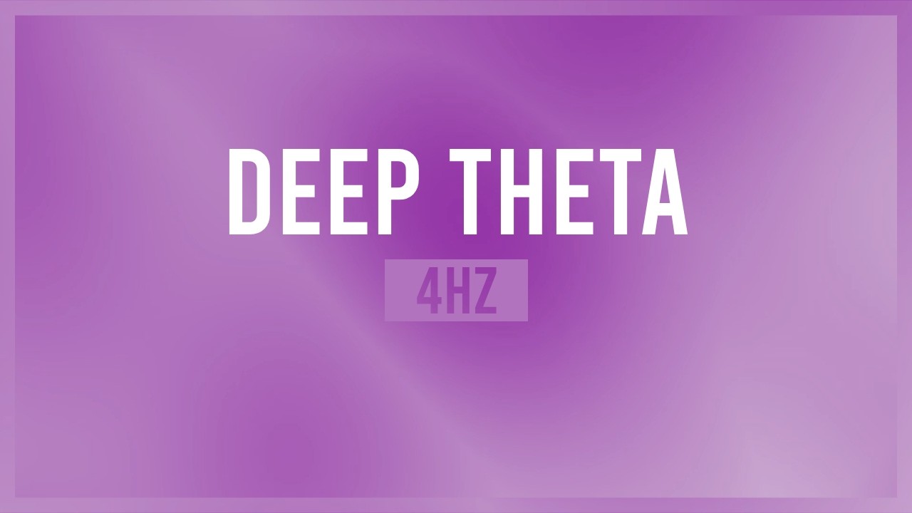 Deep Focus | 4Hz Theta Waves | Ambient Piano (1 Hour)
