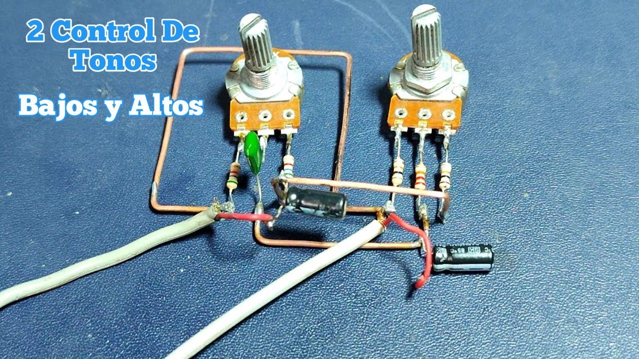 Preamplificador Con 2 tonos Sin Transistor Sin Integrado