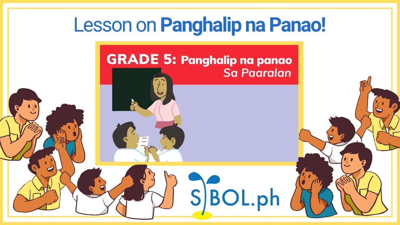 Panghalip na Panao Grade 5 Filipino - Sibol.ph