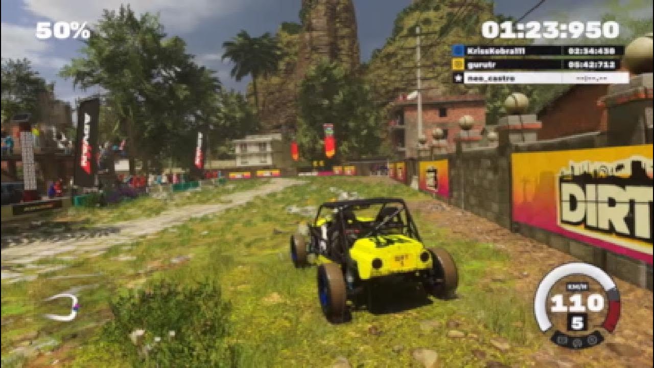 DIRT5_ YULONG RIVER / Time trial / super lite /🌧️🌞🥇🫡