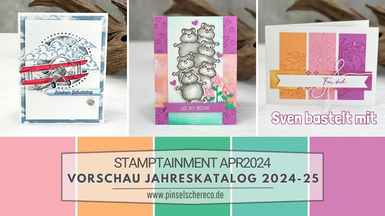 STAMPtainment April 2024 | LIVE-Basteln mit Spiel & Spaß | Folge 29 | REPLAY