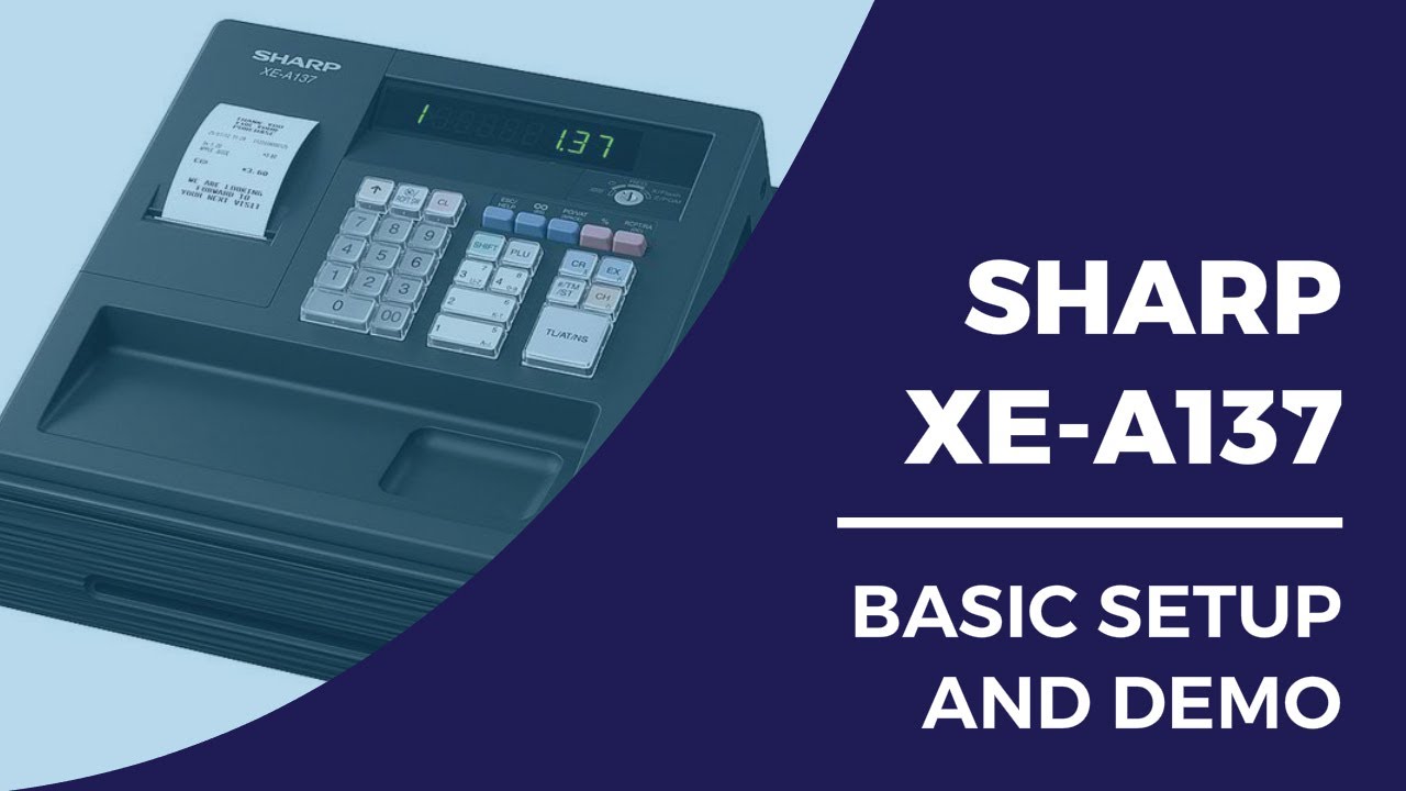 Базовая настройка и демонстрация Sharp XEA137
