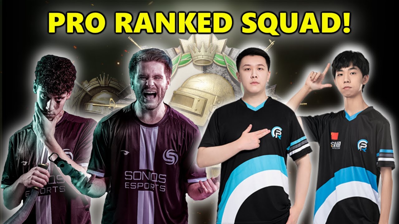 Soniqs Shrimzy, TGLTN, Pero Aixleft & MYL - 27 KILLS - AUG + Mini14 - PRO RANKED SQUAD - PUBG
