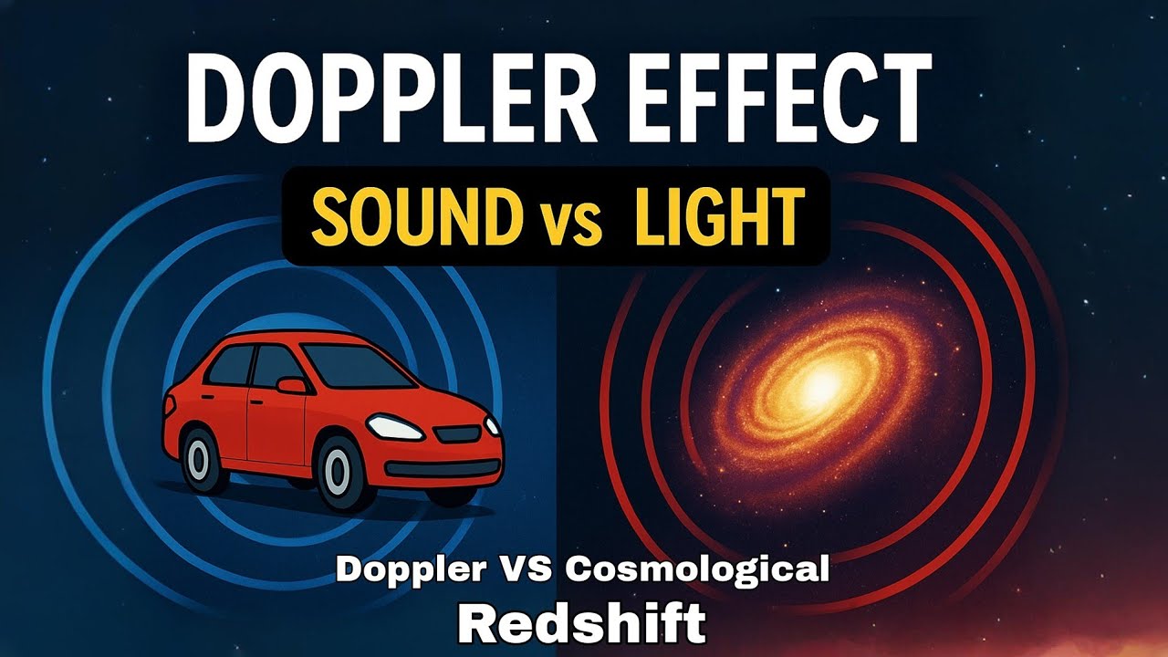 How the Doppler Effect in Sound and Light | Doppler VS Cosmological Redshift Explanation