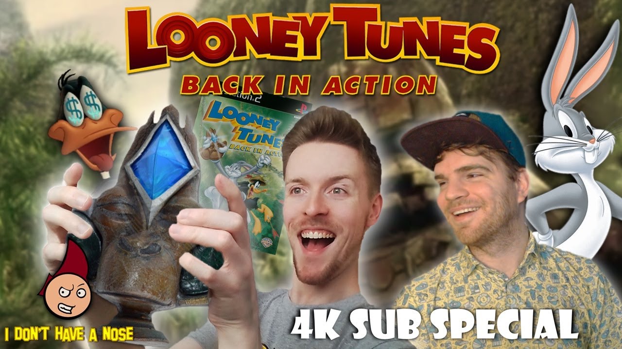 Looney Tunes: Back in Action, PS2: i don't have a nose review (4K Sub Special ft. Richie Jim)
