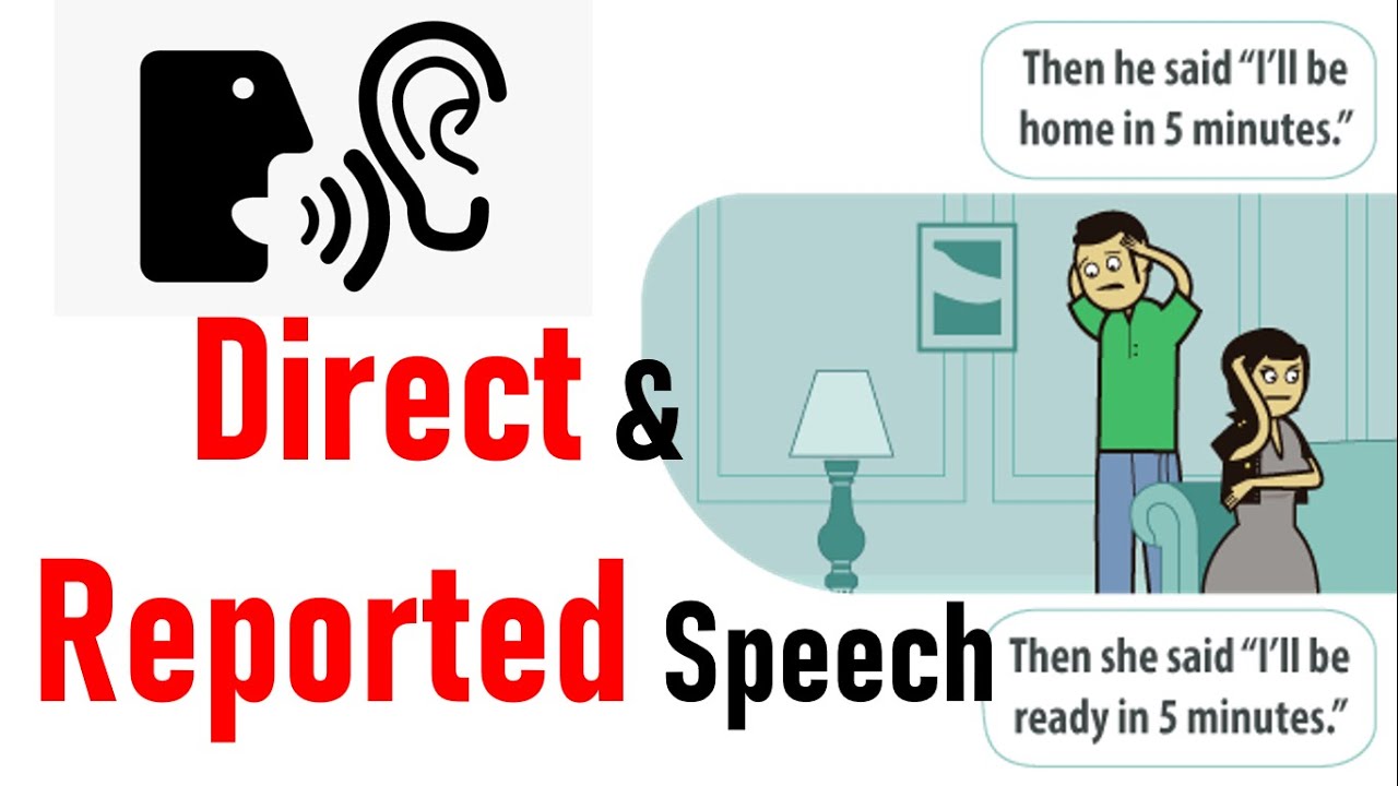Direct & Reported Speech Grade12 قاعدة الكلام المباشر والكلام المنقول (الغير مباشر)