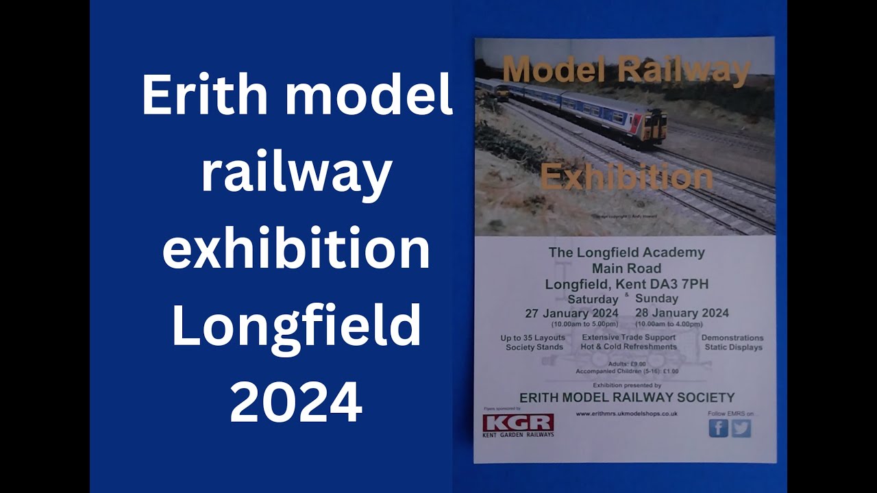 Erith model railway show 2024, Longfield, Kent, all the layouts and more, filmed by  Mangley Town