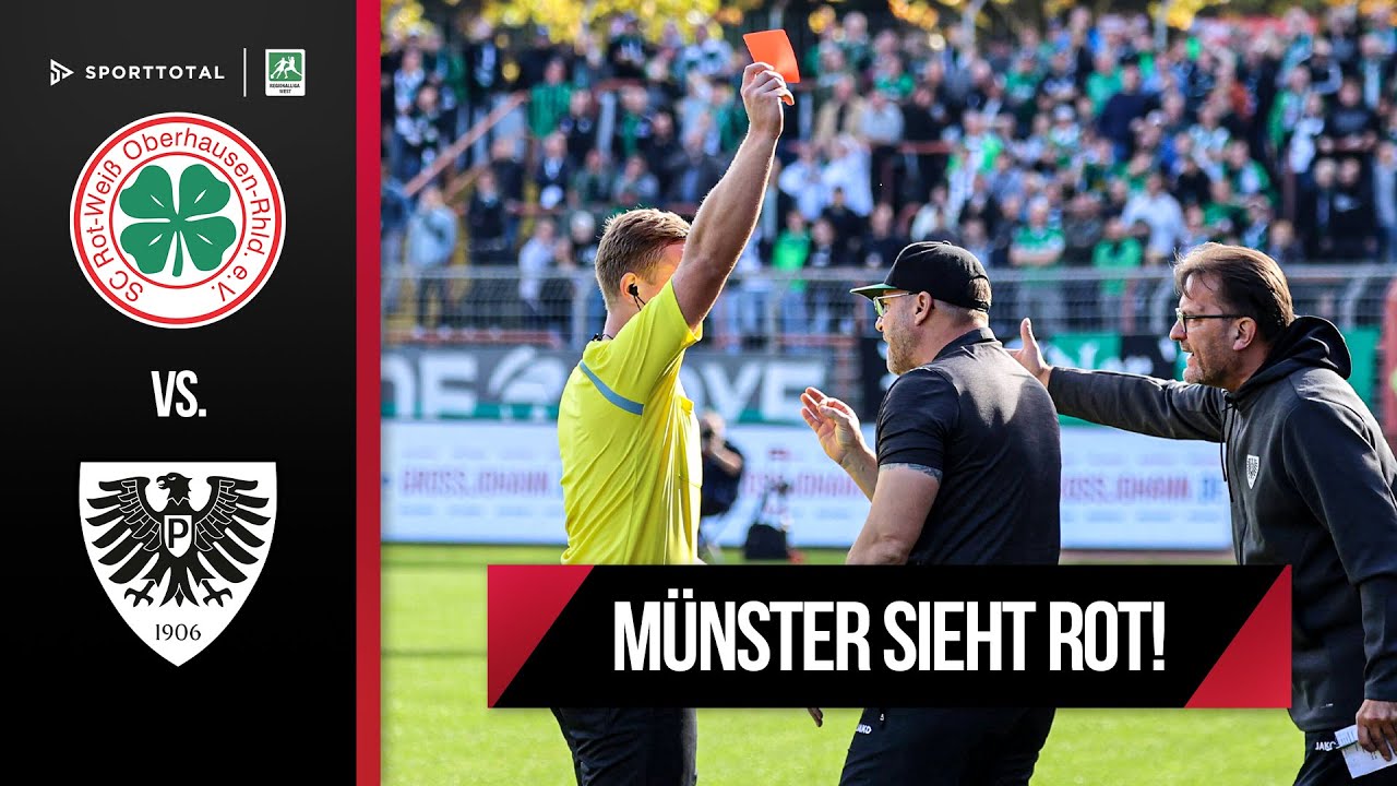 Tor-Chaos im Stadion Niederrhein | Rot-Weiß Oberhausen - SC Preußen Münster | Regionalliga West