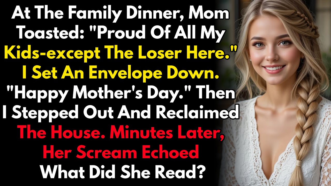 At the family dinner before dessert, Dad said “Proud of all my kids—except one” — by nightfall,