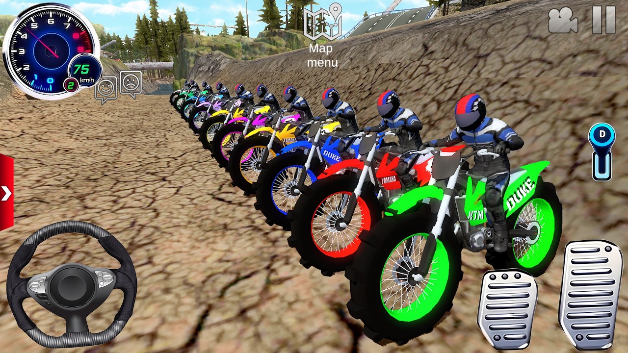 Motor Dirt Bikes driving Extreme Off-Road #4 - Offroad Outlaws motor bike Game Android ios Gameplay