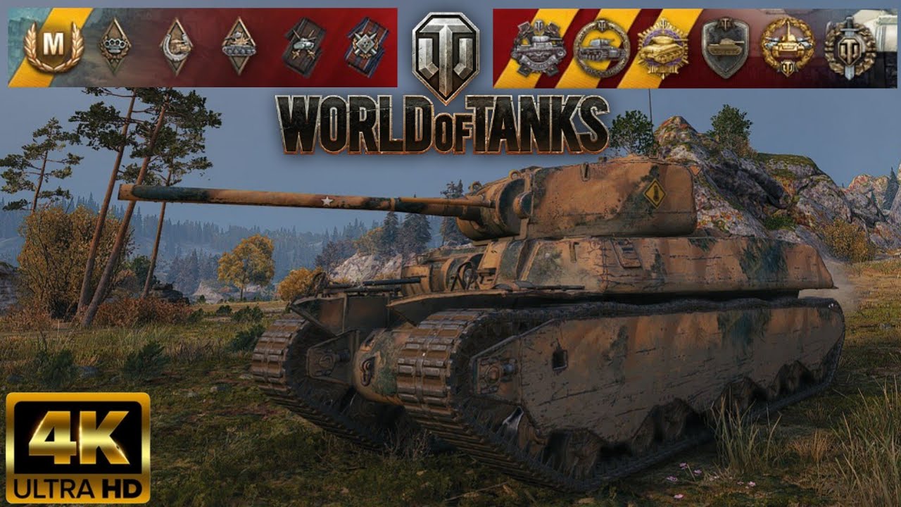 M6 Hero of World of Tanks with 12 Kills and 4.5k Damage, Achieving Kolobanov's Medal