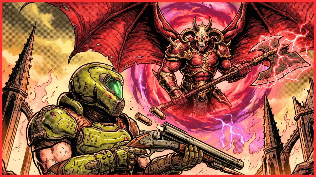Can The Doomslayer Survive Warhammer 40K? Worst Nightmare!
